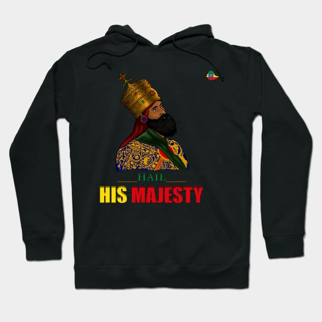 Ethiopian Emperor/King, Ethiopia Flag, Rastafarian Hoodie by alzo